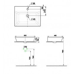 Chậu rửa đặt bàn American WP-F525.1H