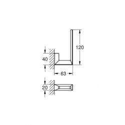 Móc giấy Grohe 40784000