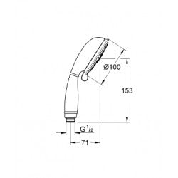 Tay sen Grohe 27608001