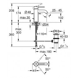 Vòi chậu Grohe 23589GL1