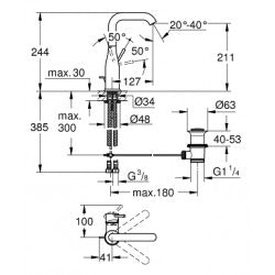 Vòi chậu Grohe 32628EN1