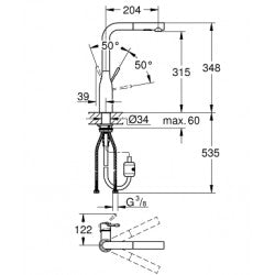 Vòi bếp Grohe 30270000