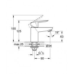 Vòi chậu Grohe 32861000