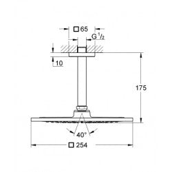 Thanh treo + Bát sen Grohe 26071000
